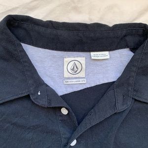 ☻ Volcom polo black mens